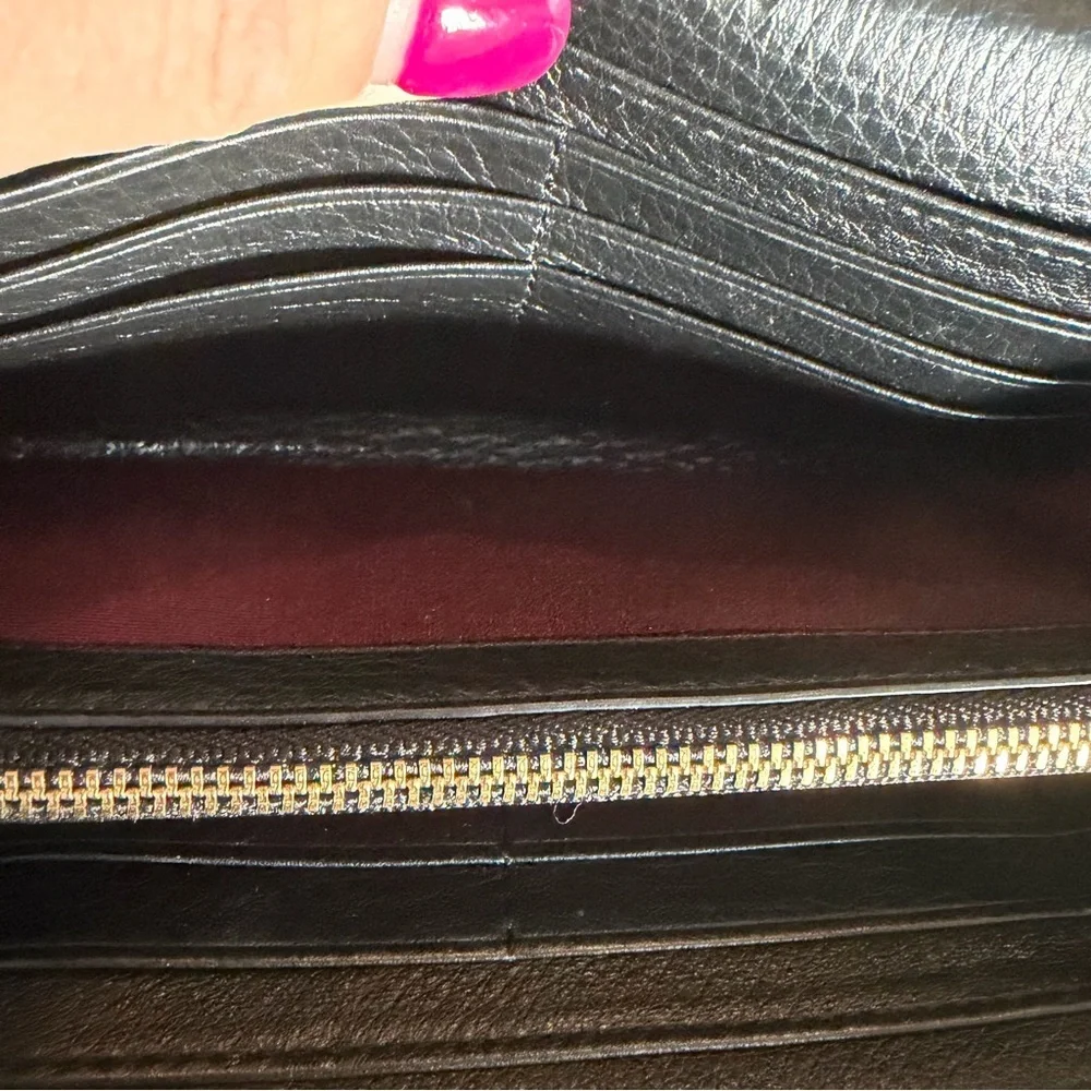 Marc Jacobs Black Leather Wallet